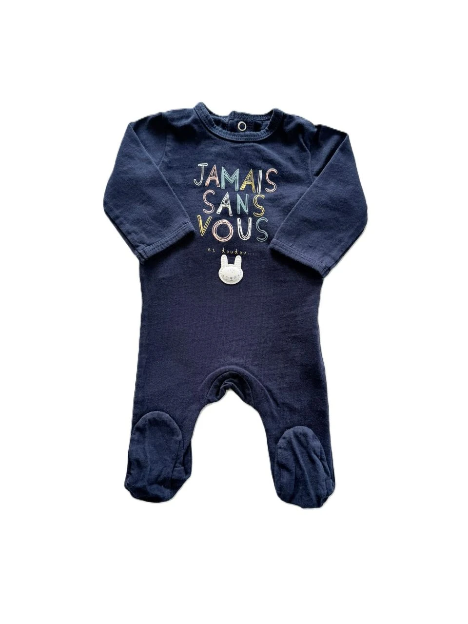 Pyjama léger bleu marine Kiabi 1 mois